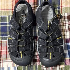 Keen Black and Yellow Outdoor Sandals